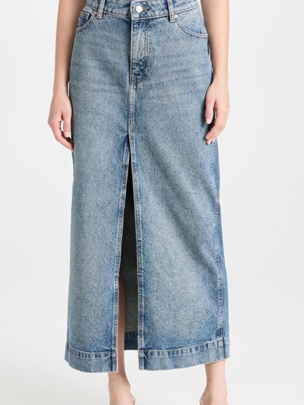 DL1961 Womens Asra Skirt in Aged MidSkirt Aged Mid Vintage Size 24 - Picture 11 of 11